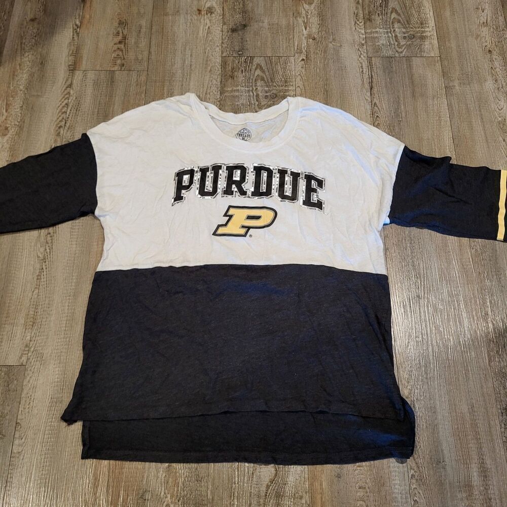 Rivalry Threads 91 University of Purdue Boilmakers Long Sleeve T-Shirt Womens XL - Picture 3 of 7